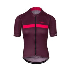 Giro Chrono Jersey Women's in Dark Cherry and Raspberry